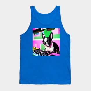 Dog DJ Pop Art Tank Top